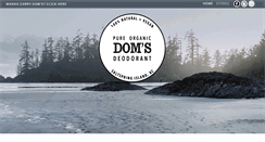 Desktop Screenshot of domsdeodorant.com